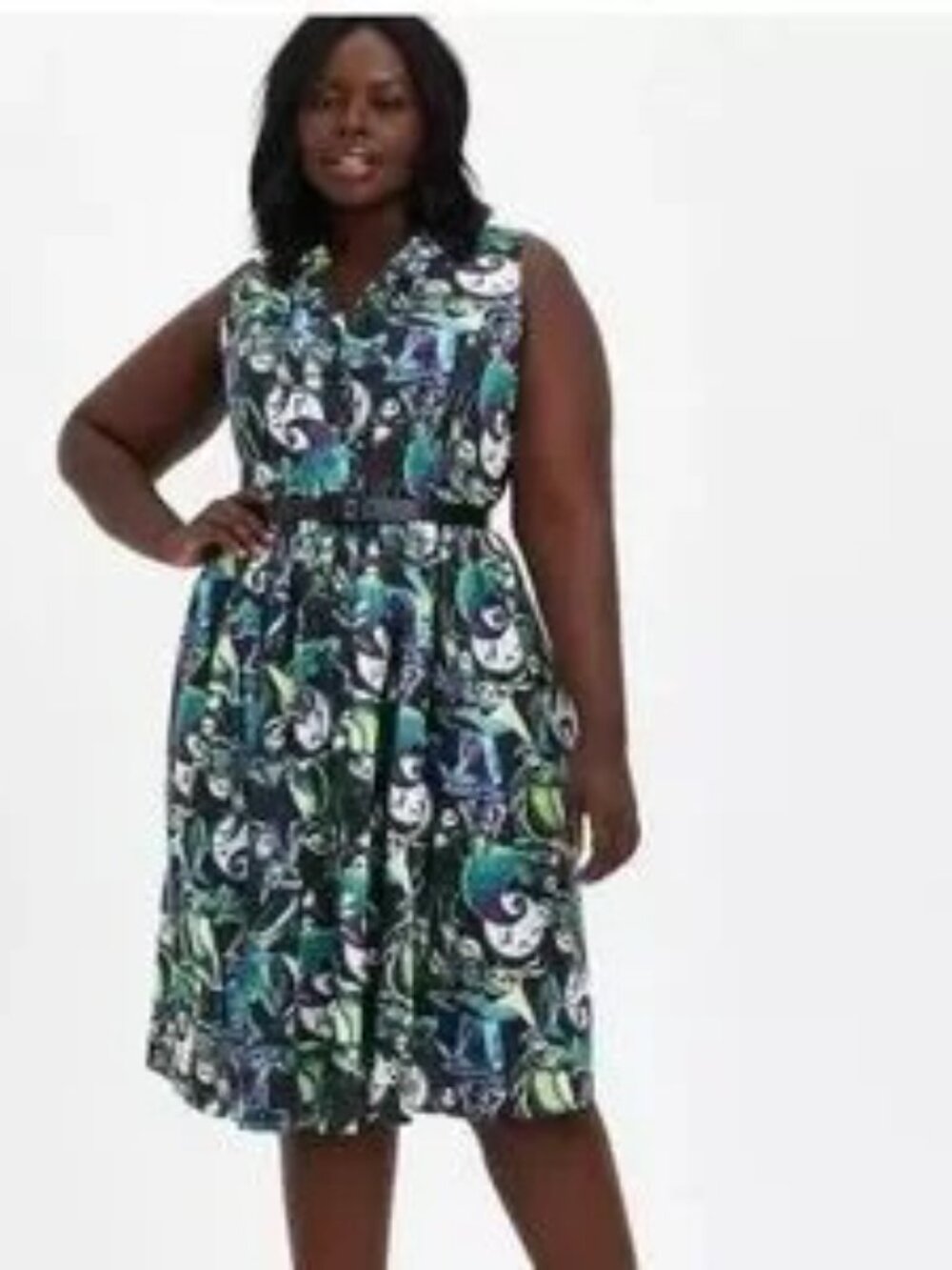 Torrid Disney Nightmare Before Christmas Retro Swing Dress Size 12 NWOT